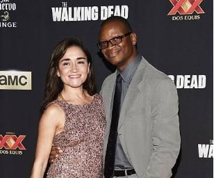 Michelle Paress with her husband, Lawrence Gilliard Jr.